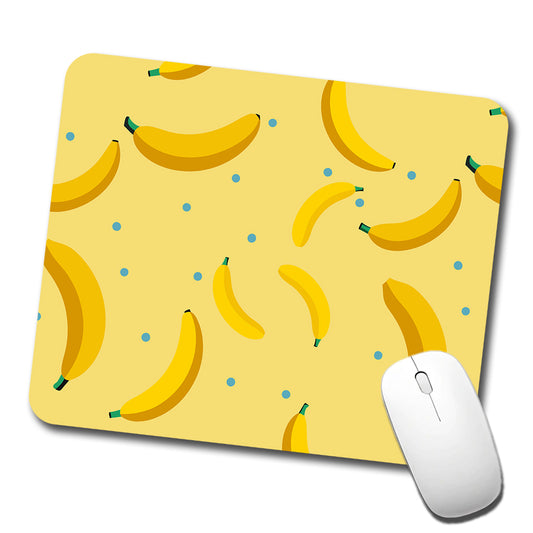 Bananas Oodles Pattern Low Profile Mouse Pad Mat