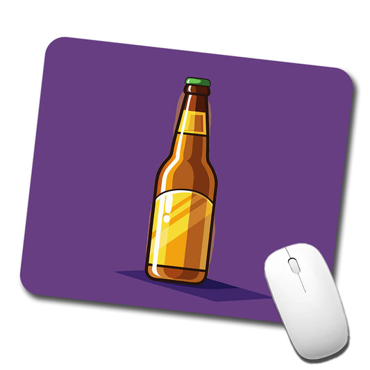 Beer Bottle Low Profile Mouse Pad Mat