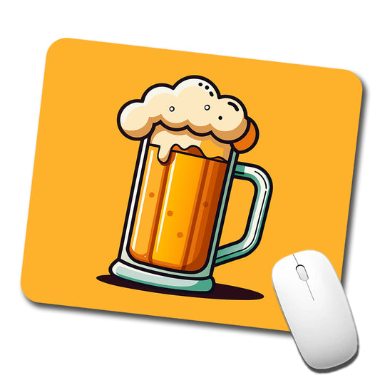 Beer Glass Foaming Stein Low Profile Mouse Pad Mat