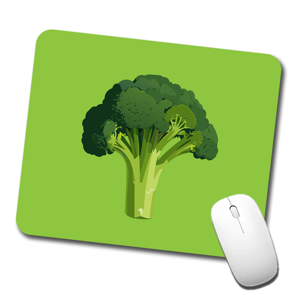 Broccoli Vegetable Vegan Vegetarian Low Profile Mouse Pad Mat