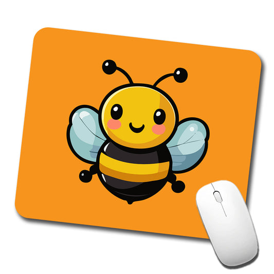 Bumble Bee Happy Low Profile Mouse Pad Mat