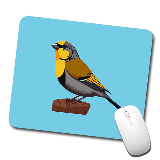 Canary Yellow Bird Low Profile Mouse Pad Mat