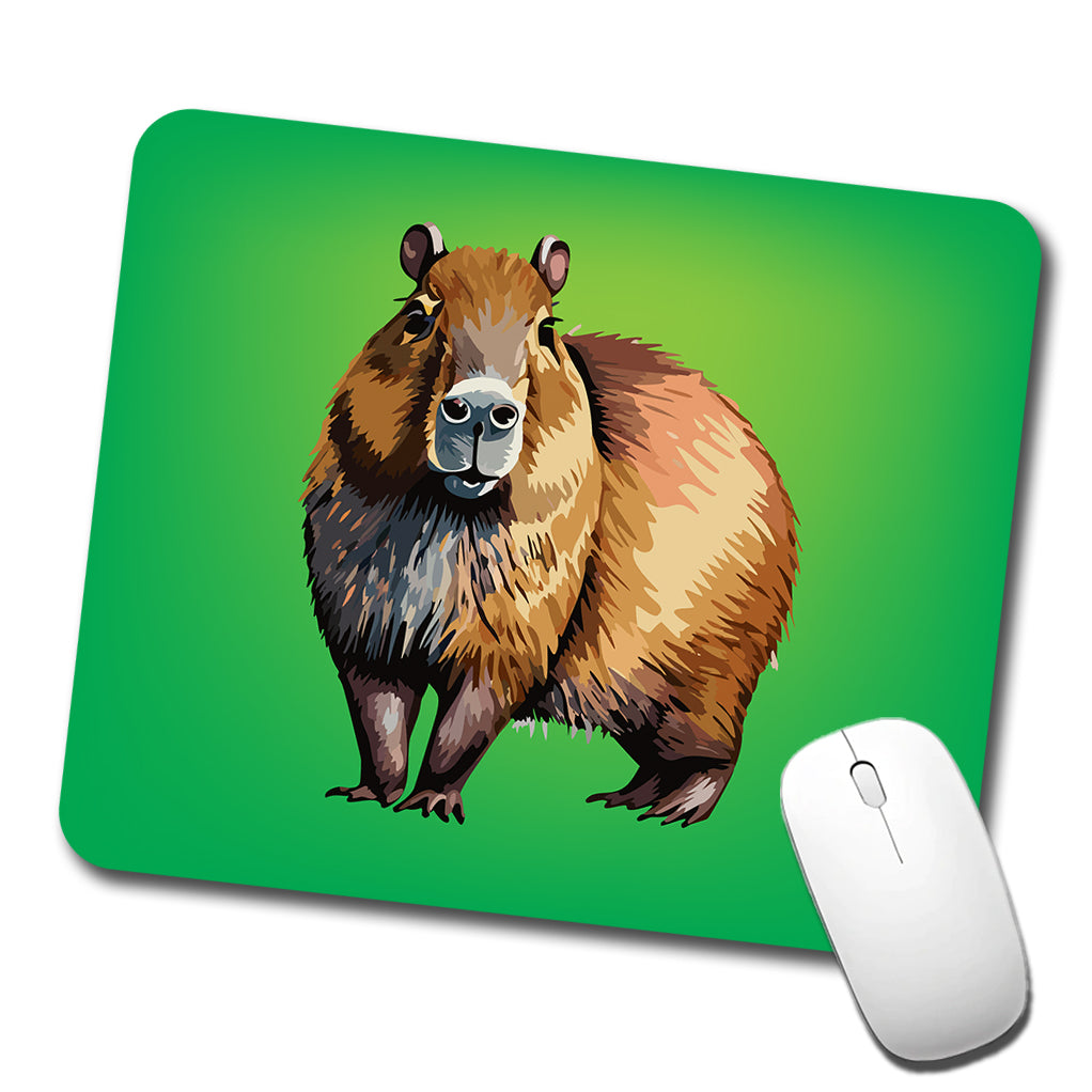Capybara Standing Low Profile Mouse Pad Mat