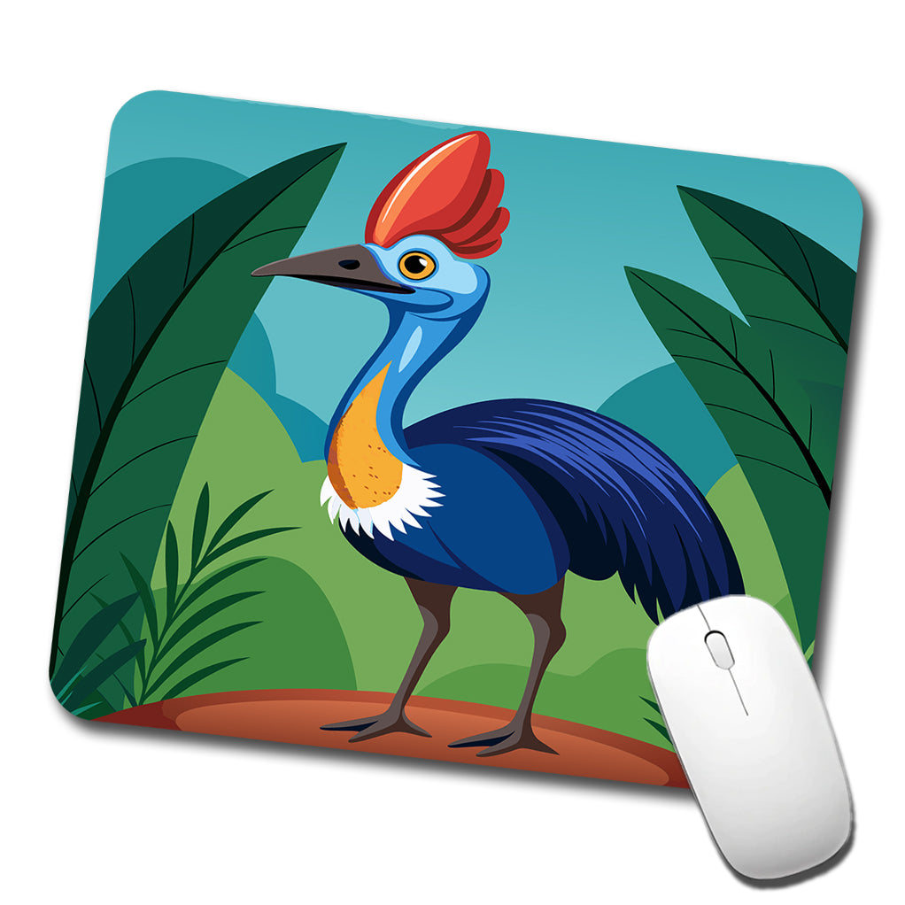 Cassowary Flightless Bird Australian Low Profile Mouse Pad Mat
