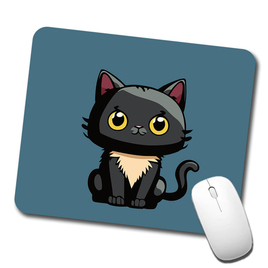 Cat Kitty Chibi Low Profile Mouse Pad Mat