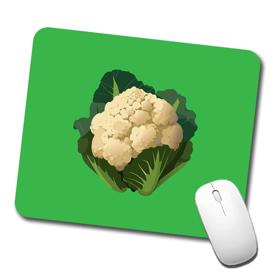 Cauliflower Vegetable Low Profile Mouse Pad Mat