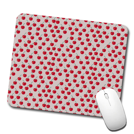 Cherries Cherry Cute Pattern Low Profile Mouse Pad Mat