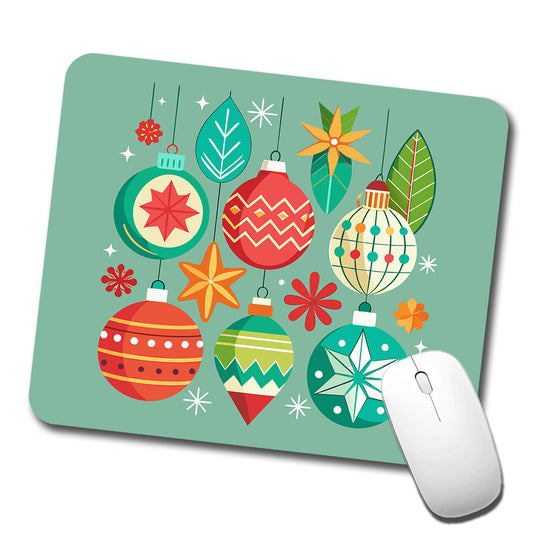 Christmas Ornaments Modern Low Profile Mouse Pad Mat