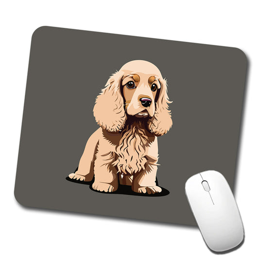 Cocker Spaniel Standing Low Profile Mouse Pad Mat