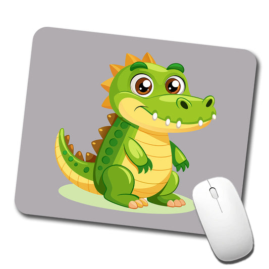 Crocodile Alligator Cute Low Profile Mouse Pad Mat