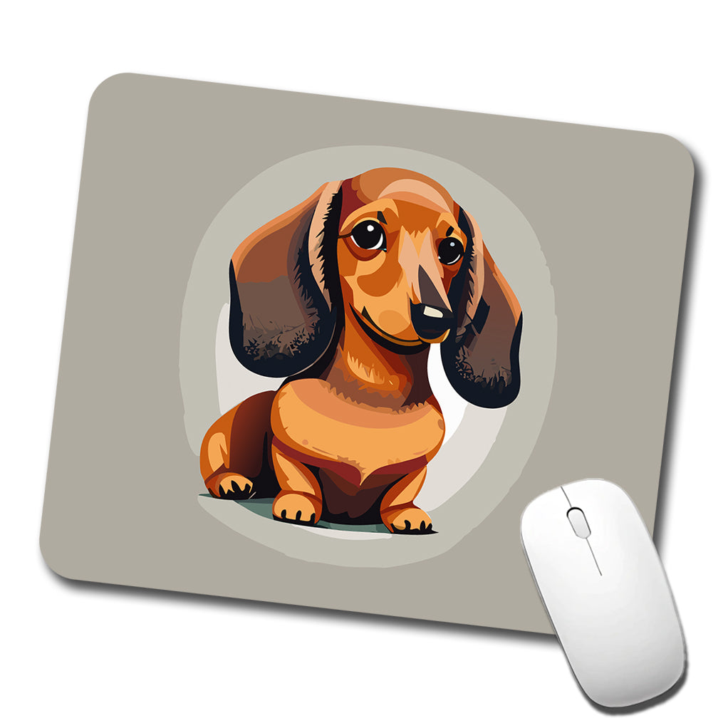 Dachshund Dog Cute Low Profile Mouse Pad Mat