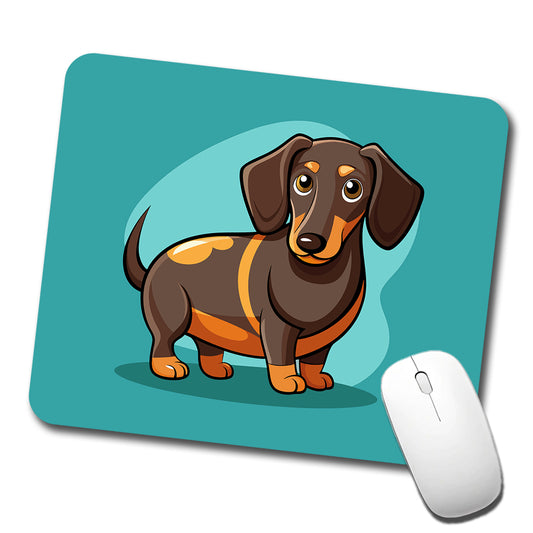 Dachshund Dog Profile Low Profile Mouse Pad Mat