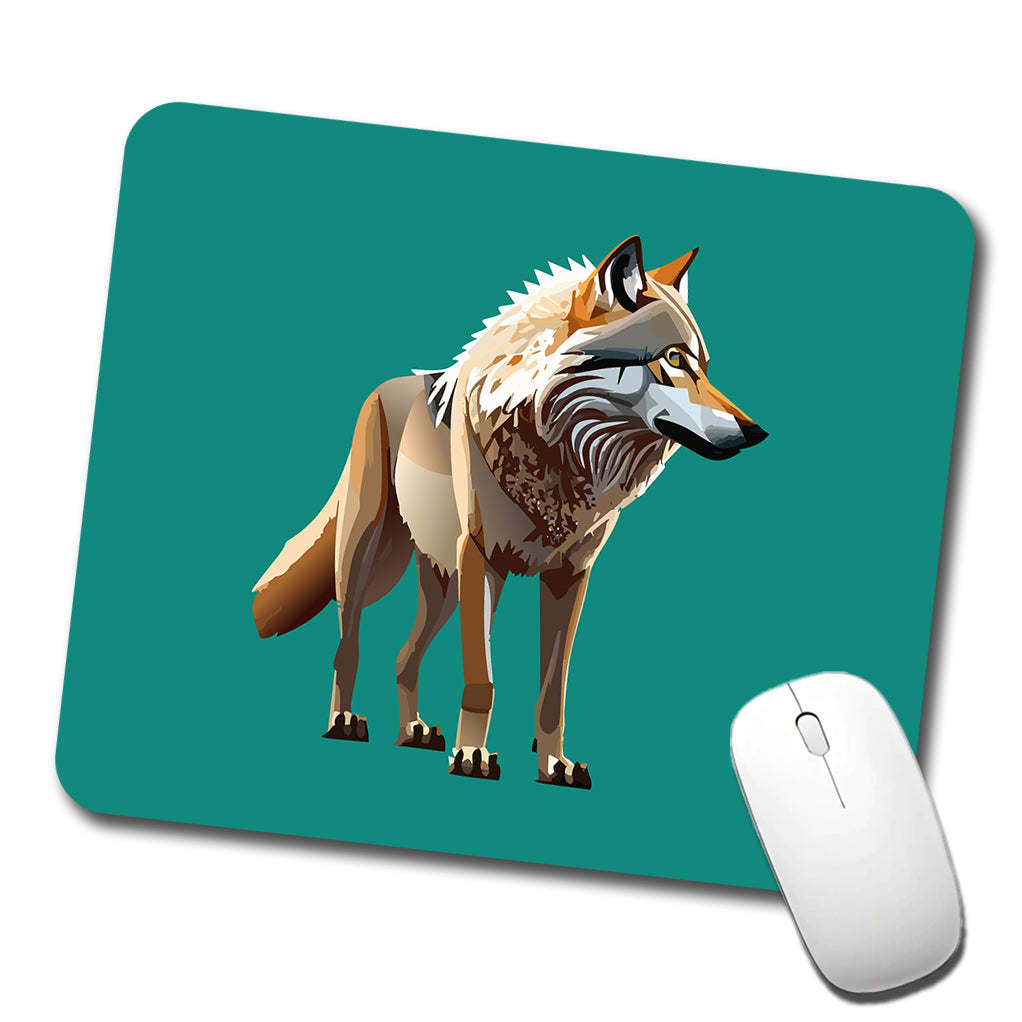 Dire Wolf Standing Low Profile Mouse Pad Mat