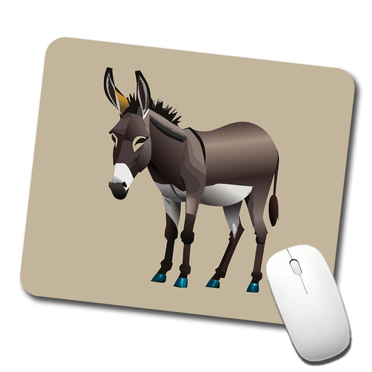 Donkey Standing Low Profile Mouse Pad Mat