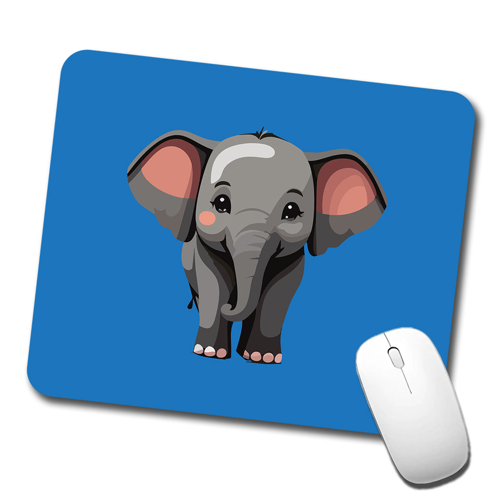 Elephant Cute Standing Low Profile Mouse Pad Mat
