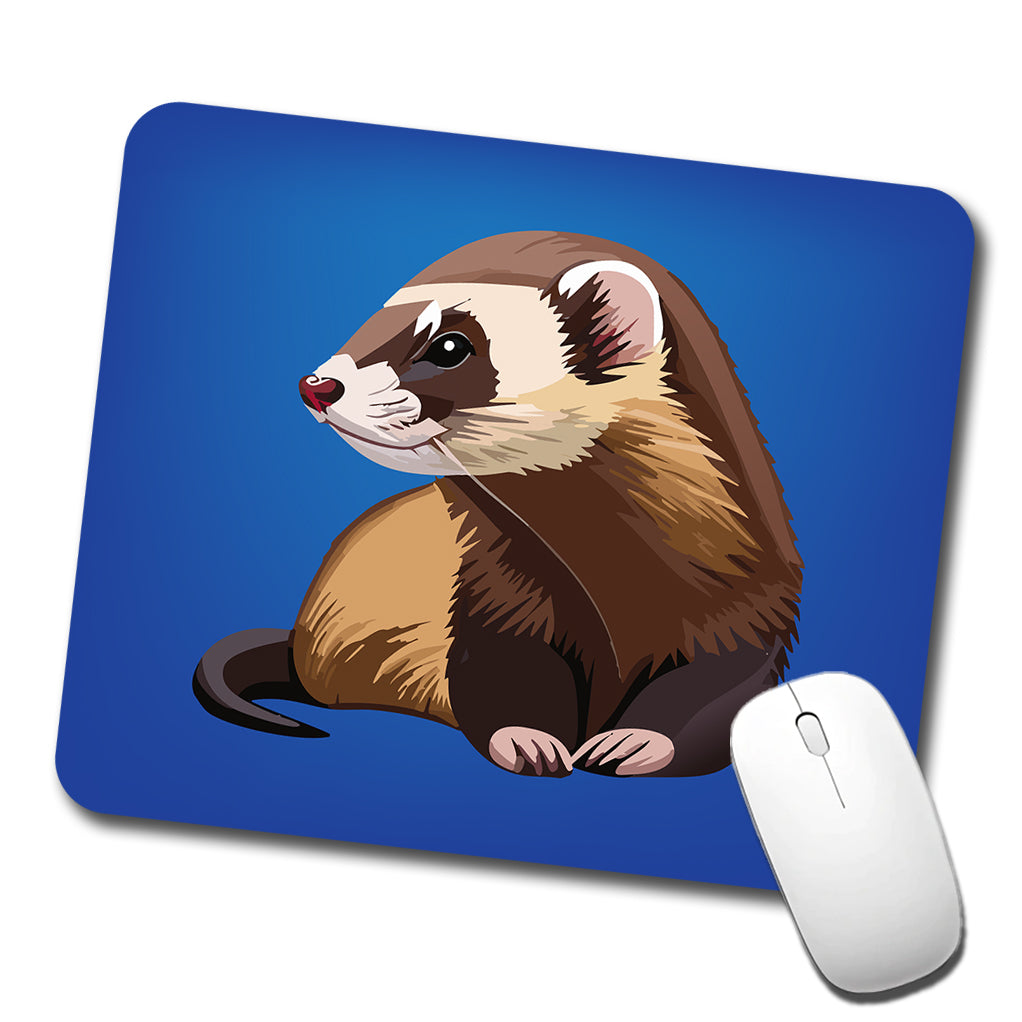 Ferret Friend Low Profile Mouse Pad Mat