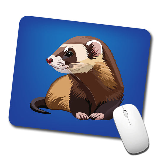 Ferret Friend Low Profile Mouse Pad Mat