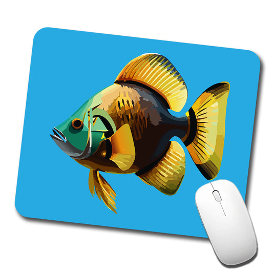Fish Tropical Low Profile Mouse Pad Mat