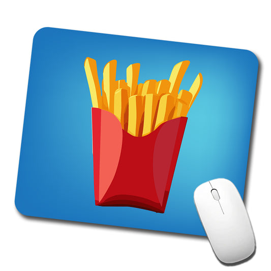 French Fries Red Container Low Profile Mouse Pad Mat