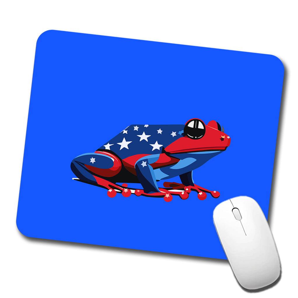 Frog Patriotic Low Profile Mouse Pad Mat
