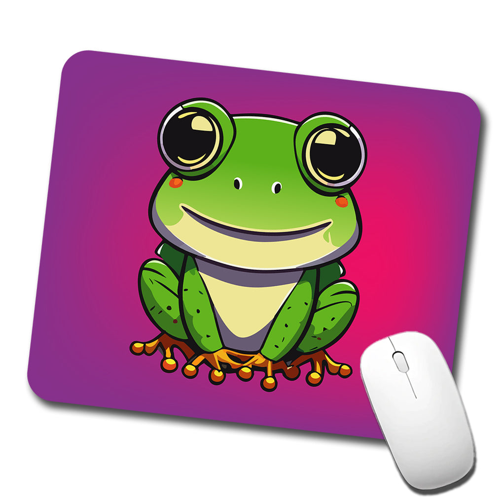 Frog Smiling Low Profile Mouse Pad Mat