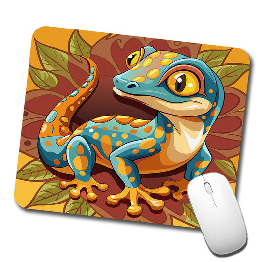 Gecko Lizard Cute Low Profile Mouse Pad Mat