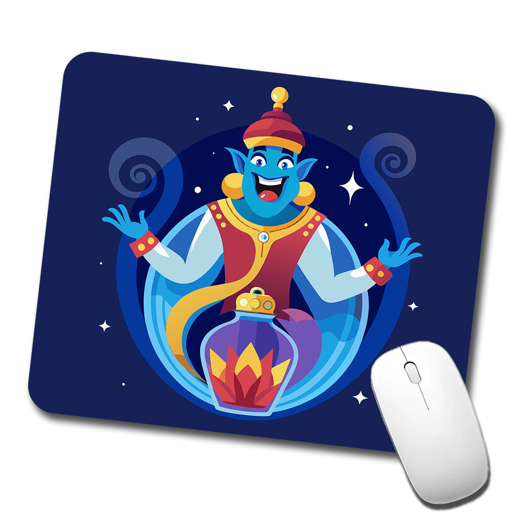 Genie and Bottle Cute Low Profile Mouse Pad Mat