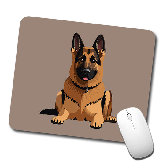 German Shepherd Dog Low Profile Mouse Pad Mat