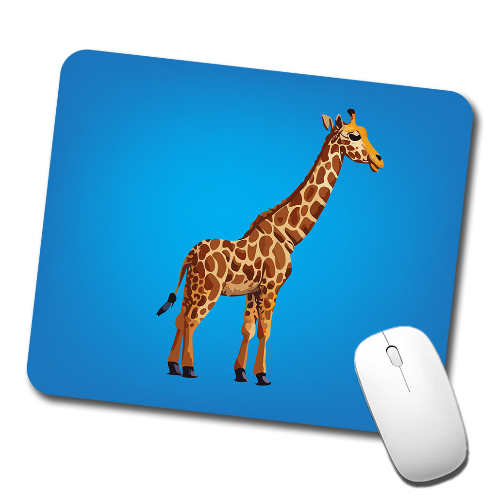 Giraffe Watercolor Low Profile Mouse Pad Mat