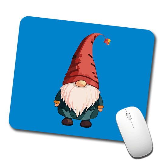 Gnome Standing Red Hat Low Profile Mouse Pad Mat