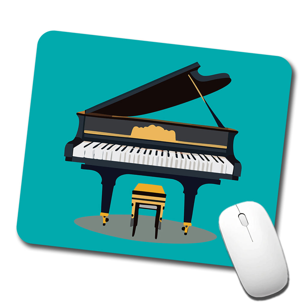 Grand Piano Music Musician Low Profile Mouse Pad Mat