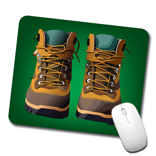 Hiking Boots Hiker Low Profile Mouse Pad Mat