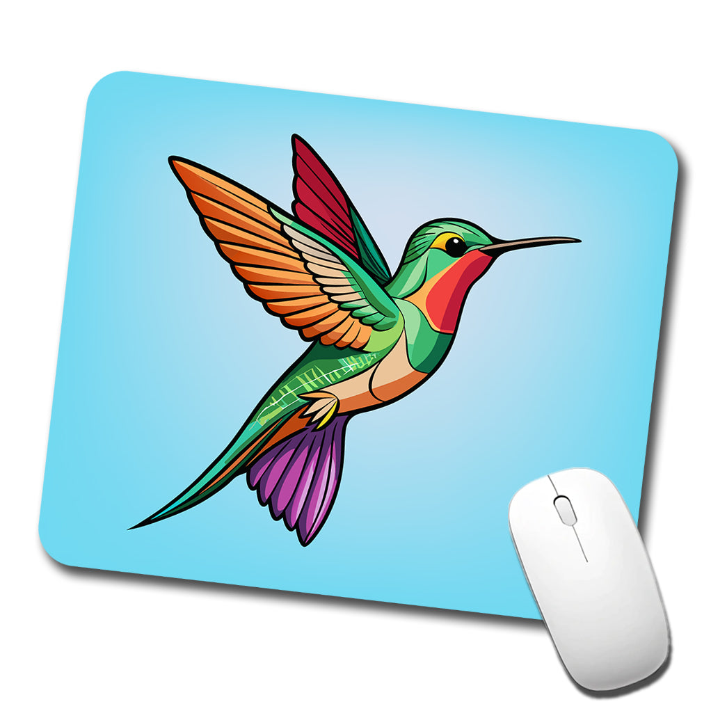 Hummingbird Colorful Low Profile Mouse Pad Mat