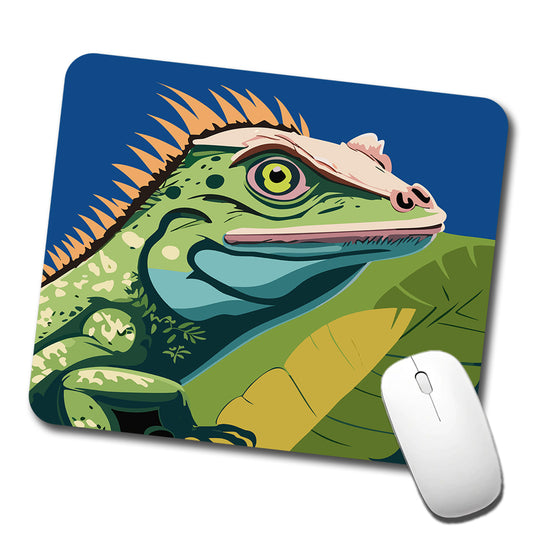 Iguana Lizard Reptile Low Profile Mouse Pad Mat