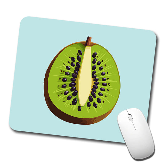 Kiwi Fruit Slice Low Profile Mouse Pad Mat