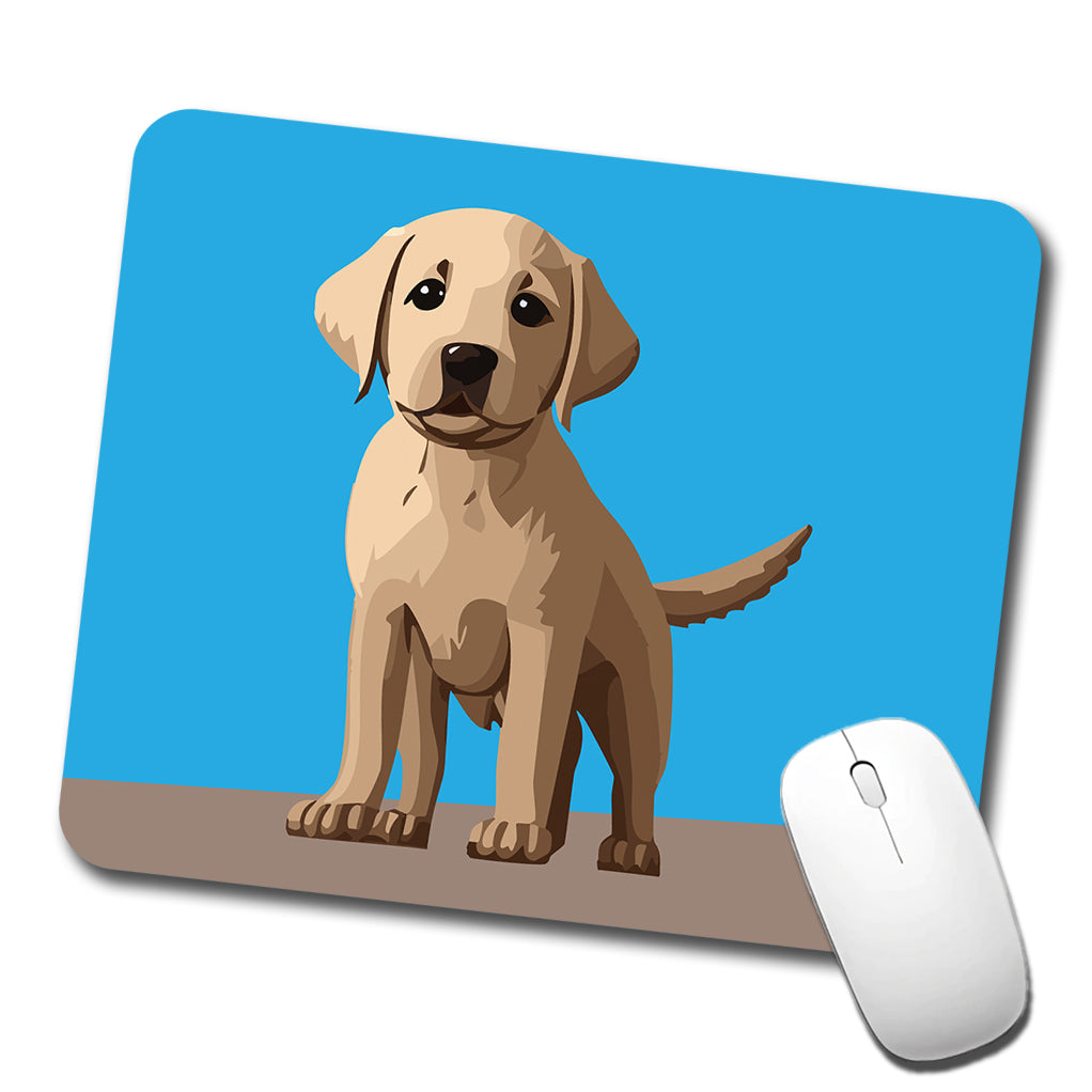 Labrador Retriever Dog Puppy Low Profile Mouse Pad Mat