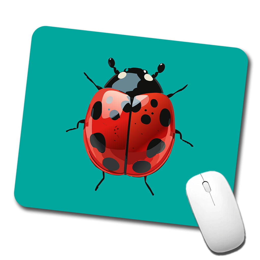 Ladybug Pretty Low Profile Mouse Pad Mat