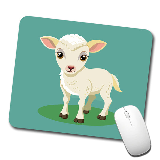 Lamb Baby Cute Low Profile Mouse Pad Mat