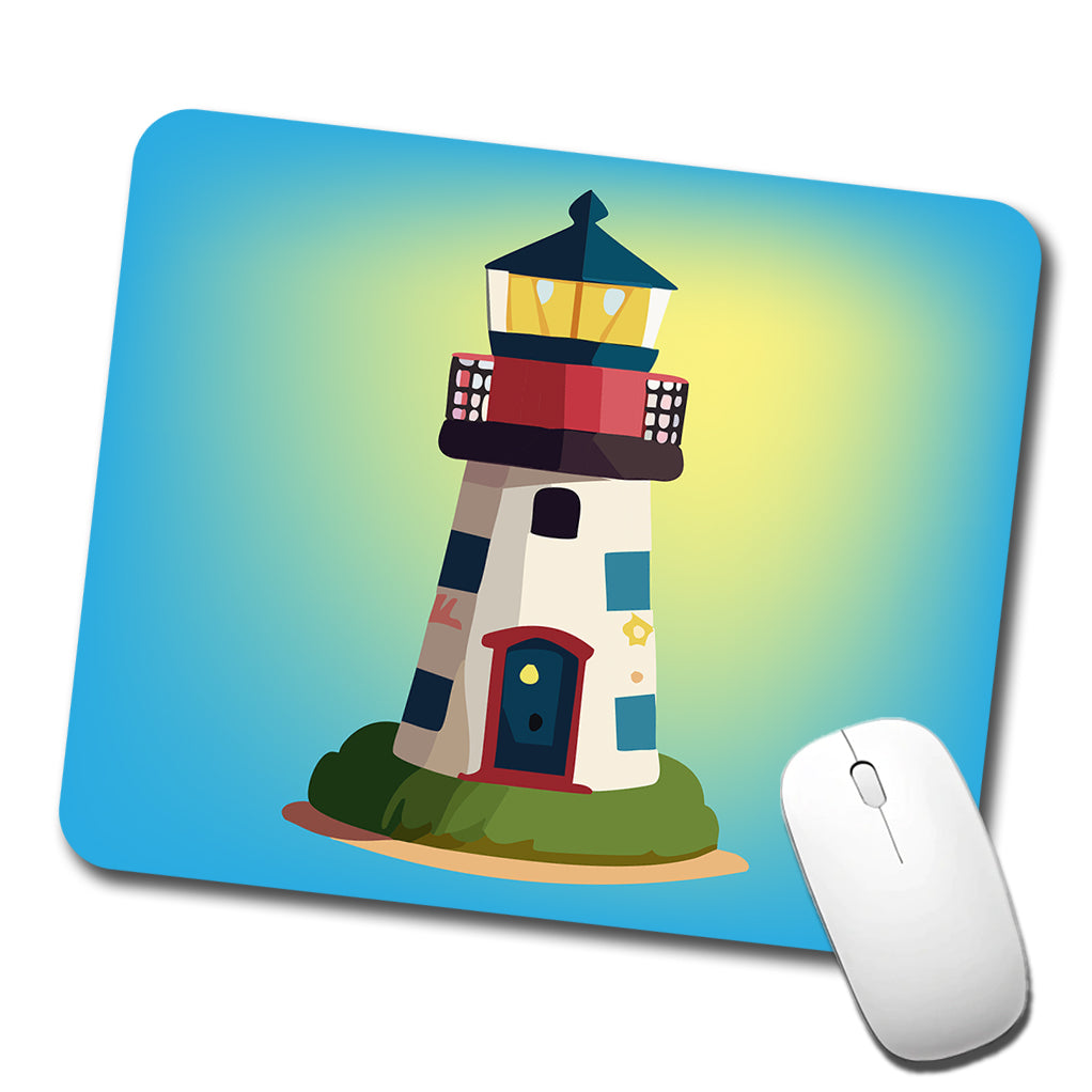 Lighthouse Light House Landmark Ocean Low Profile Mouse Pad Mat