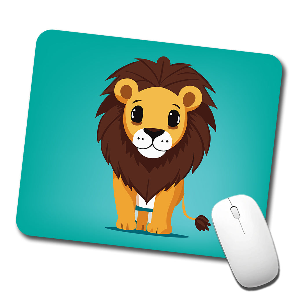 Lion Standing Low Profile Mouse Pad Mat