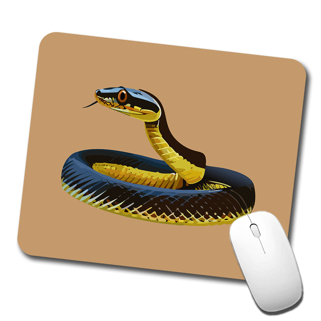 Mamba Snake Coiled Low Profile Mouse Pad Mat