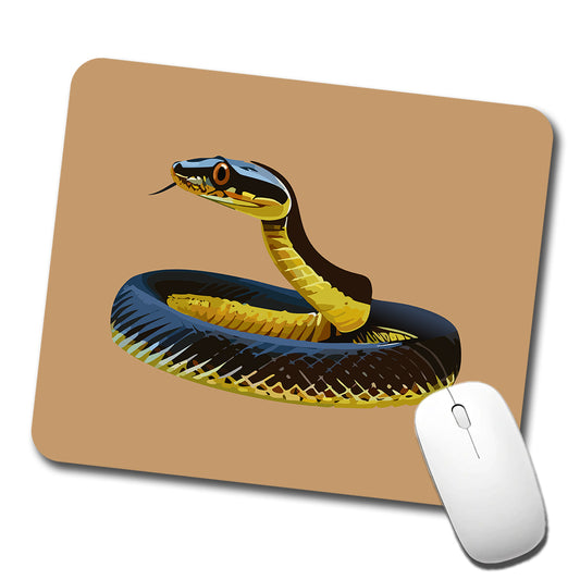 Mamba Snake Coiled Low Profile Mouse Pad Mat
