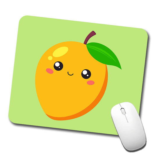Mango Cute Happy Fruit Low Profile Mouse Pad Mat