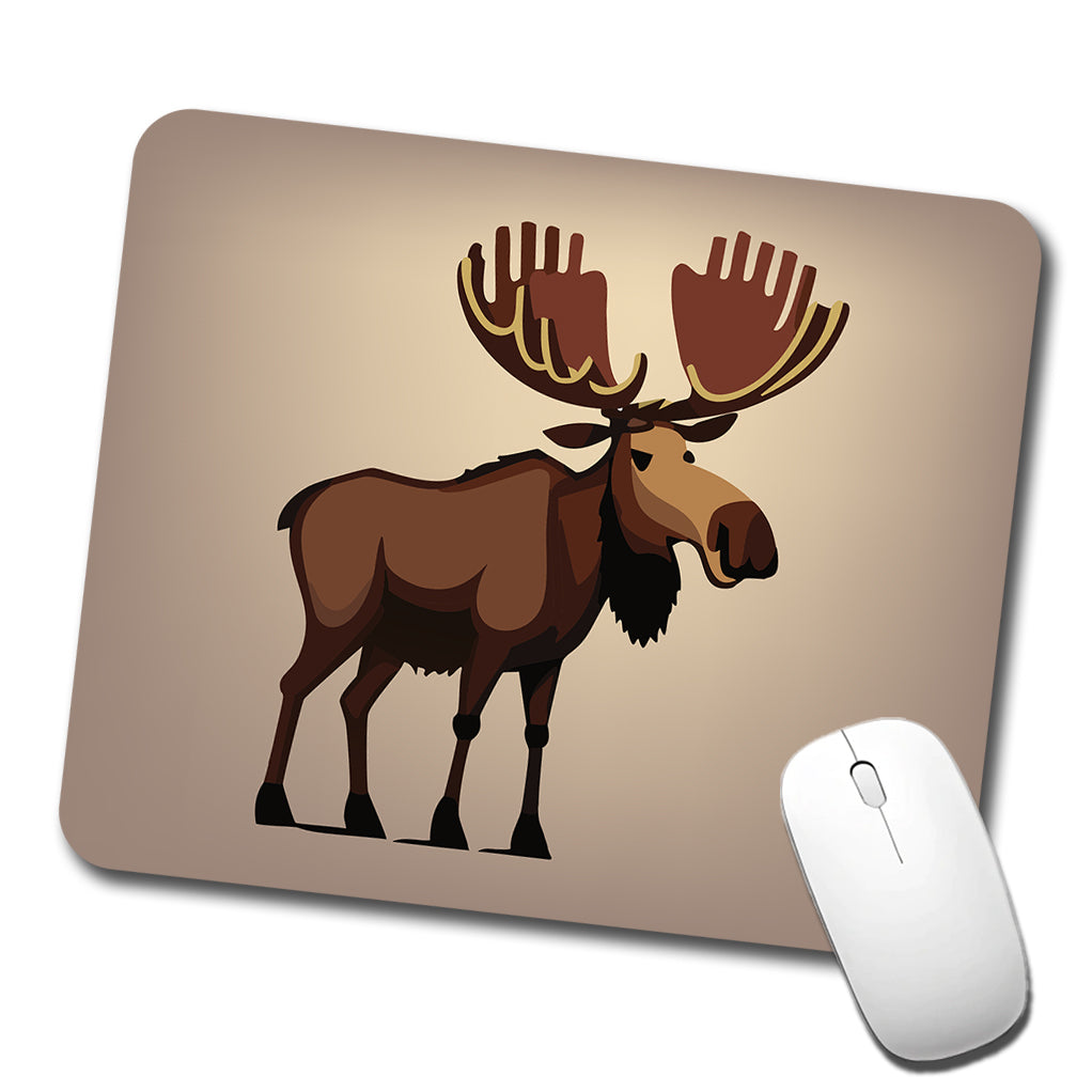 Moose Standing Low Profile Mouse Pad Mat