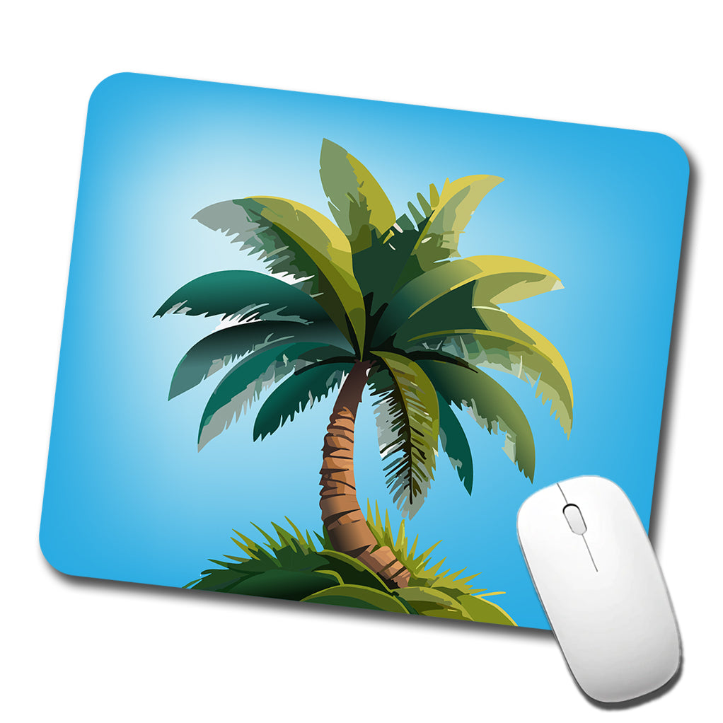 Palm Tree Lush Tropical Low Profile Mouse Pad Mat