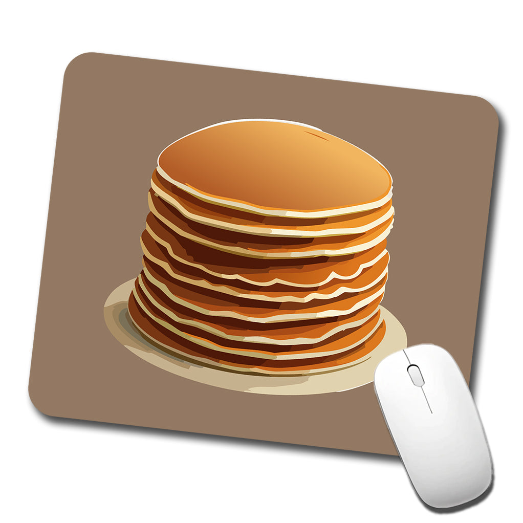 Pancakes Stack Breakfast Brunch Food Low Profile Mouse Pad Mat