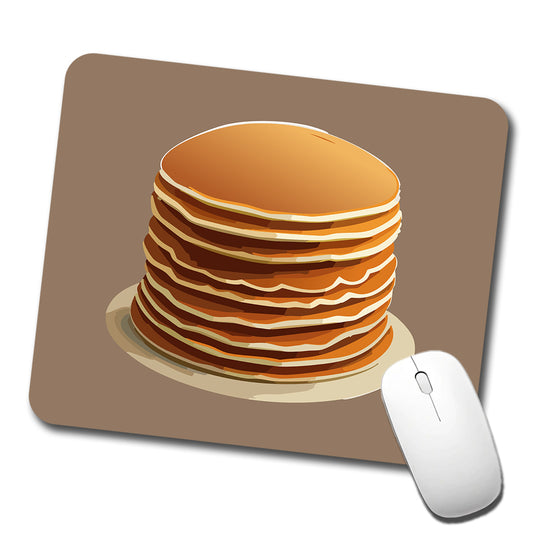 Pancakes Stack Breakfast Brunch Food Low Profile Mouse Pad Mat