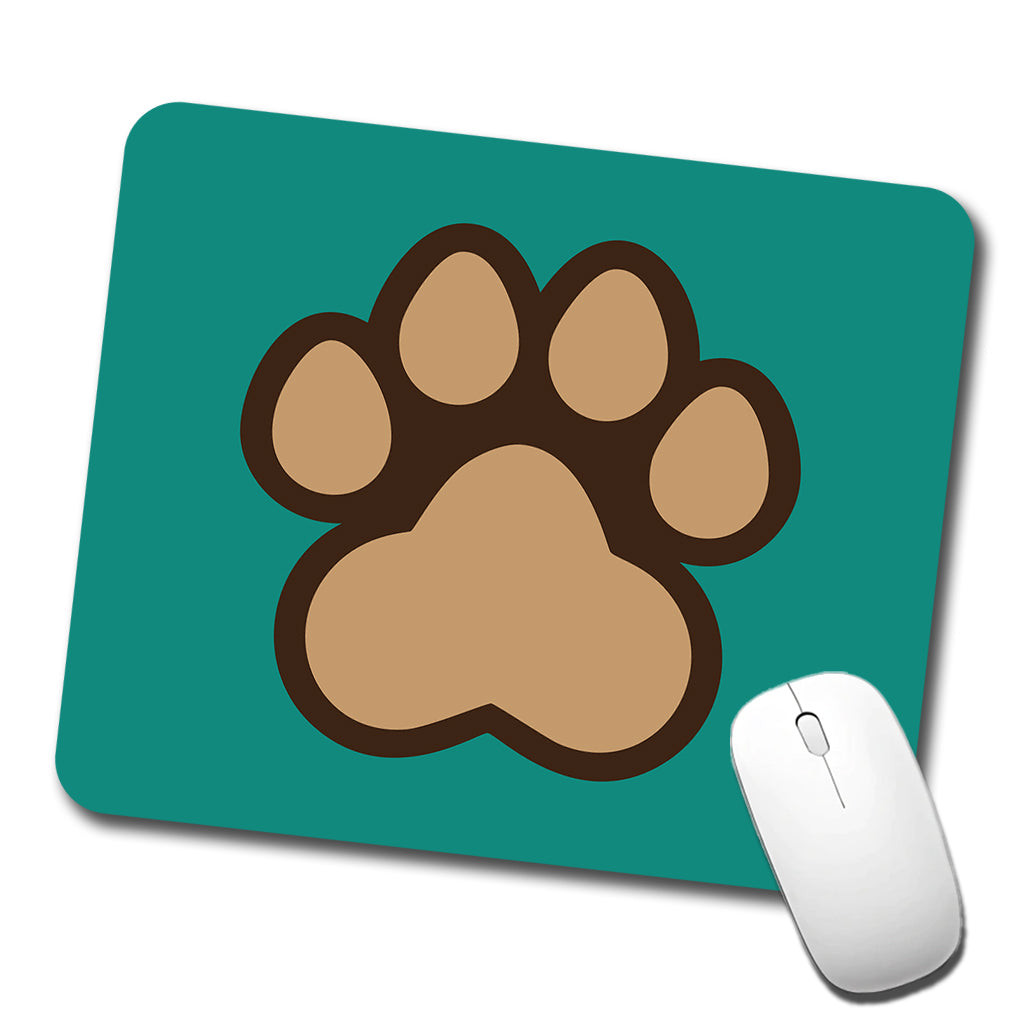 Paw Print Dogs Cats Low Profile Mouse Pad Mat