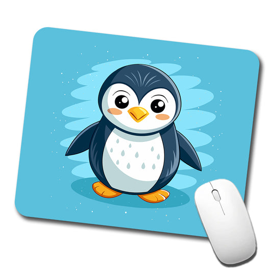 Penguin Cute Low Profile Mouse Pad Mat
