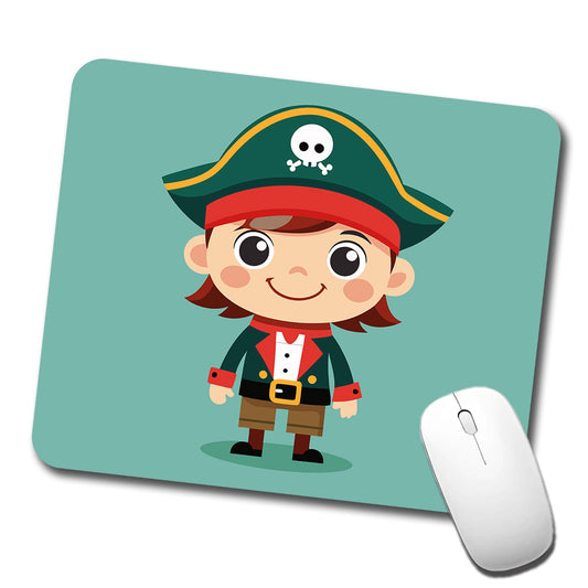 Pirate Cute Low Profile Mouse Pad Mat